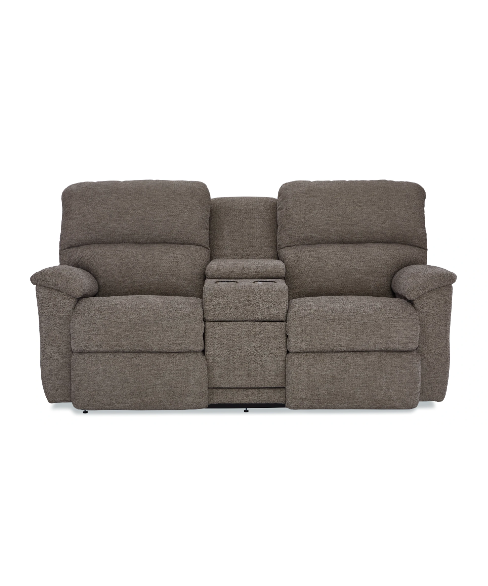 REXXAM LIBELO98サイズ7 La-Z-Boy Brooks Reclining Loveseat Console — Carroll's Furniture